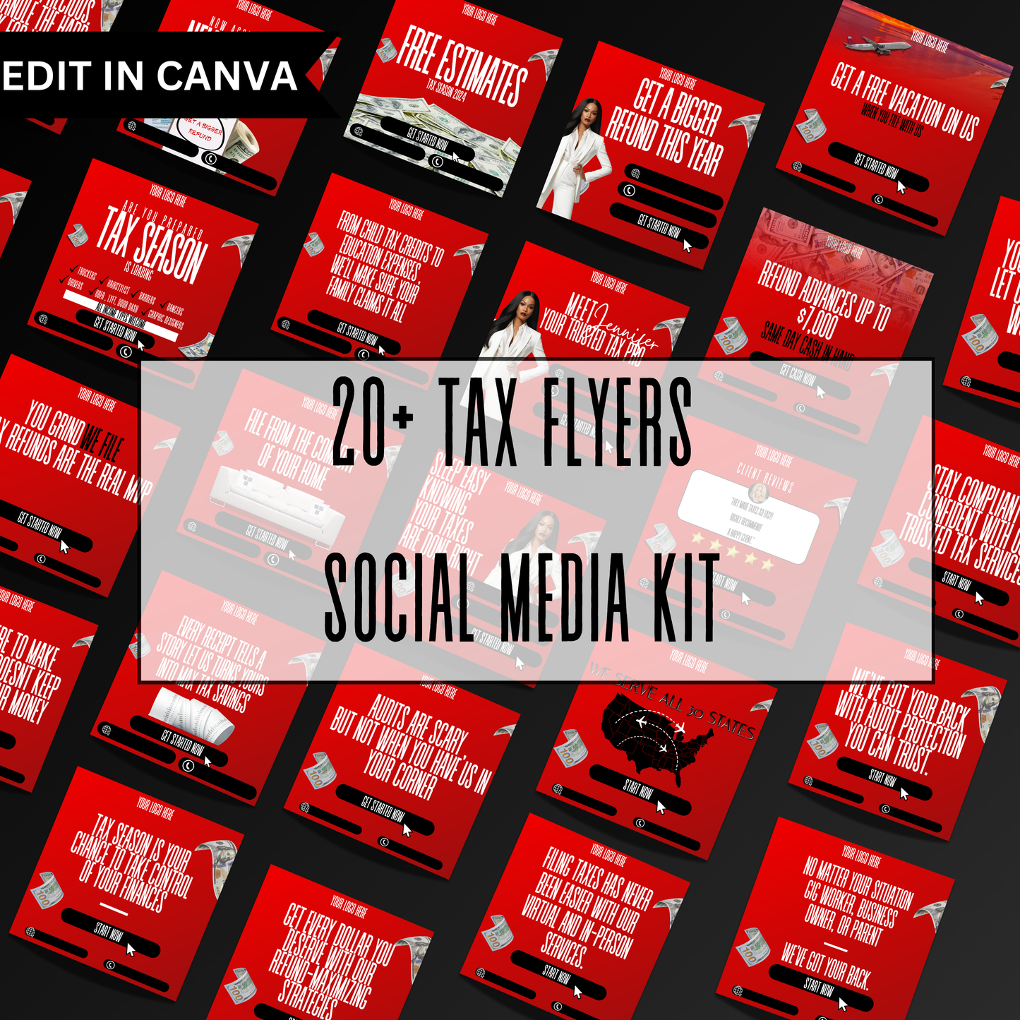 20+ Tax Mega Social Media Bundle